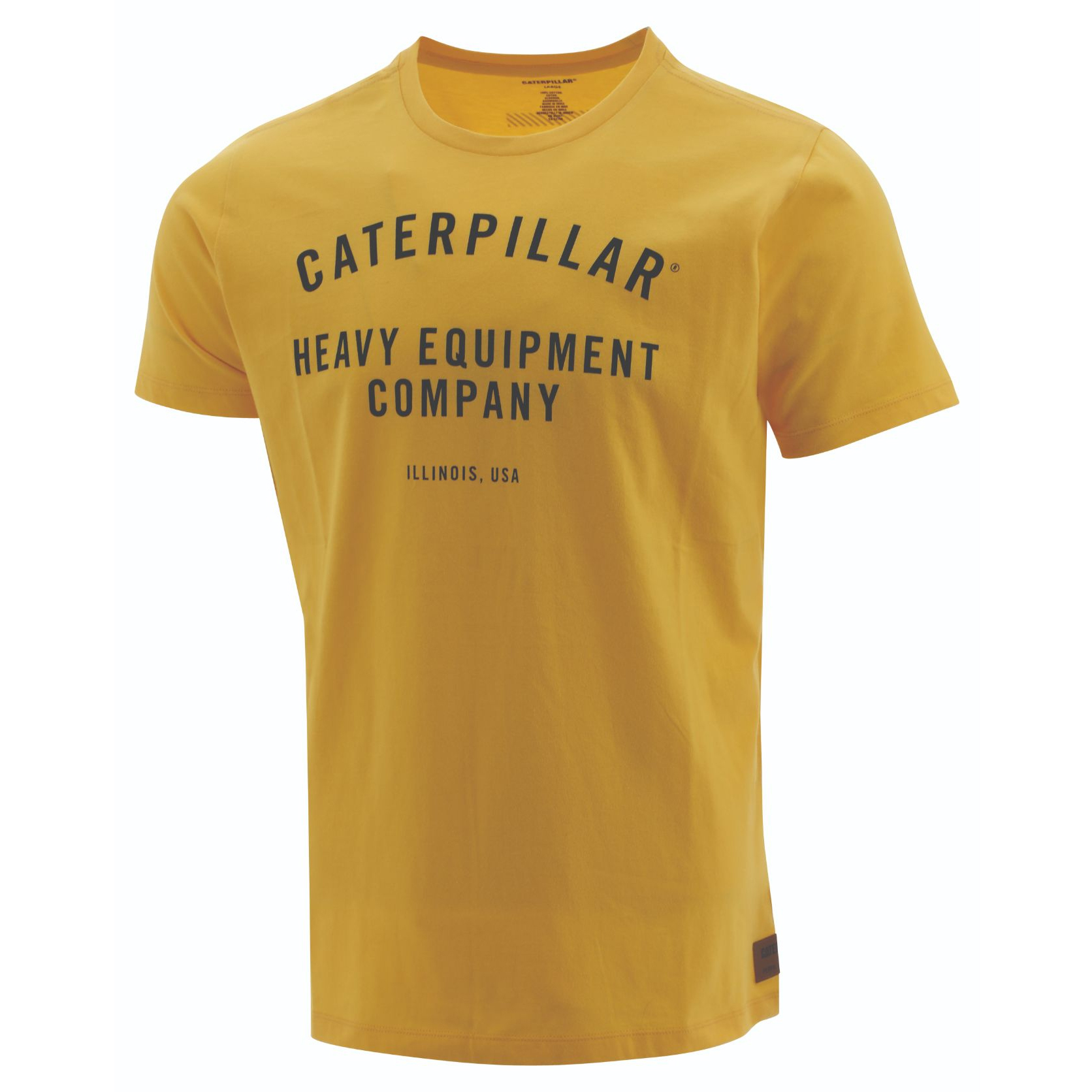 Caterpillar T-Shirts Sharjah - Caterpillar Work Hec Mens - Yellow CGYAVZ350